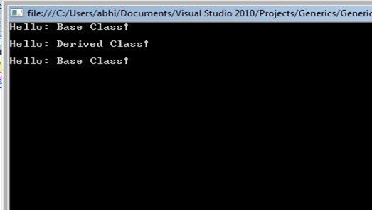 Sample Implementation Output